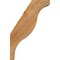 Ekena Millwork 4"W x 8"D x 12"H Funston Rough Sawn Knee Brace, Western Red Cedar BRC04X08X12FST00RWR - alternate 3